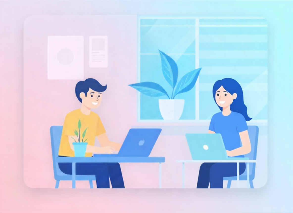 K-Comp People Working